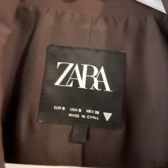 Zara blazer dress. Brown. Size small. Like new condition. - Picture 2 of 2